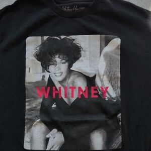 Whitney Houston Black Graphic Tee